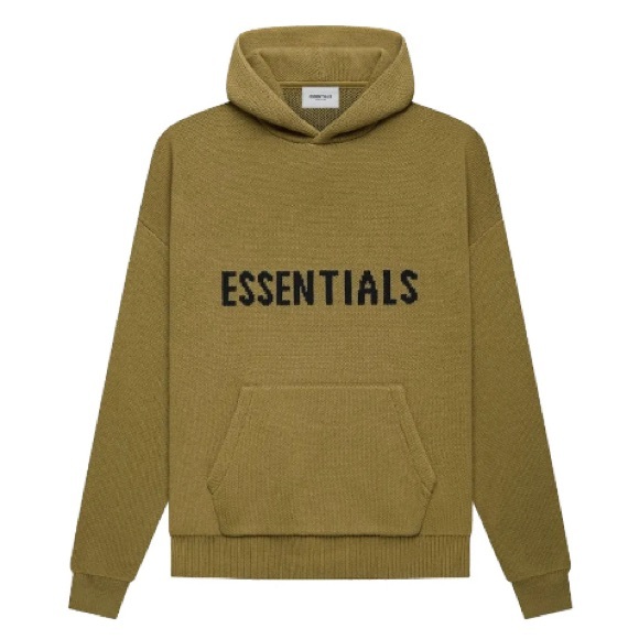 Amber Essentials Fear of God Knit Pullover Hoodie - Picture 2 of 5